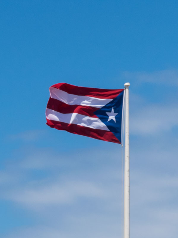 Puerto Rico Flag at El Morro